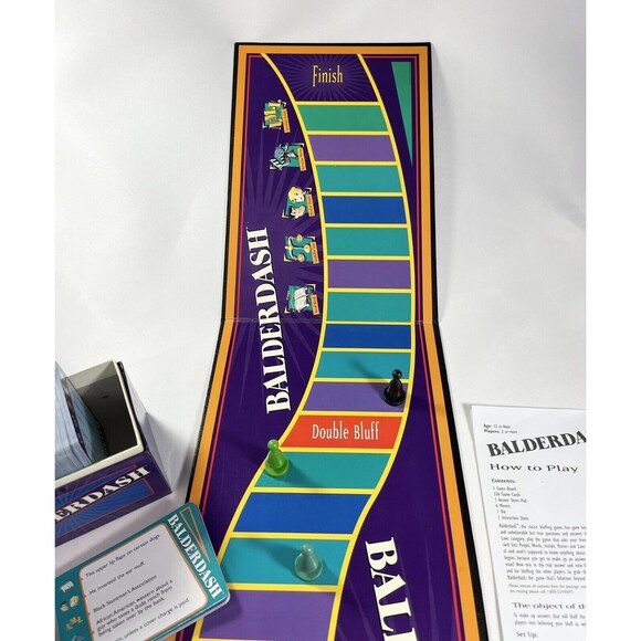 Balderdash The Classic Bluffing Board Game Hasbro Vintage 2003 - Picture 16 of 16